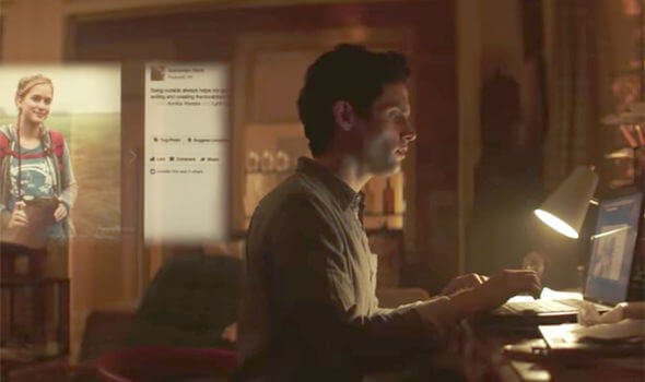 Joe em seu computador