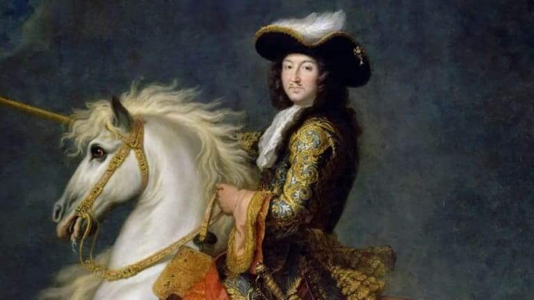 Pintura do rei Luís XIV