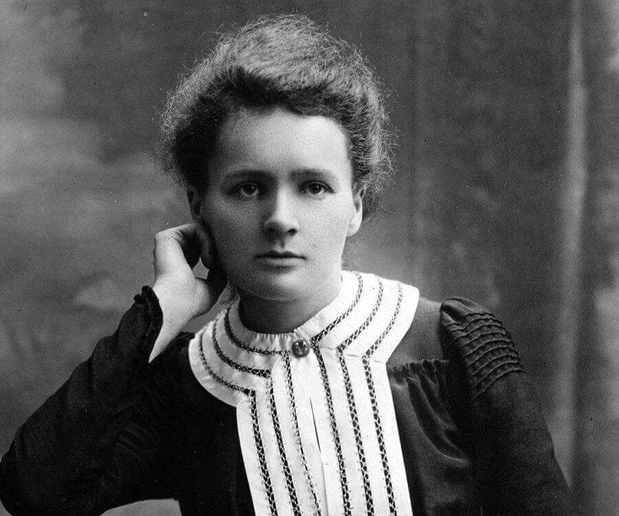 Marie Curie quando jovem