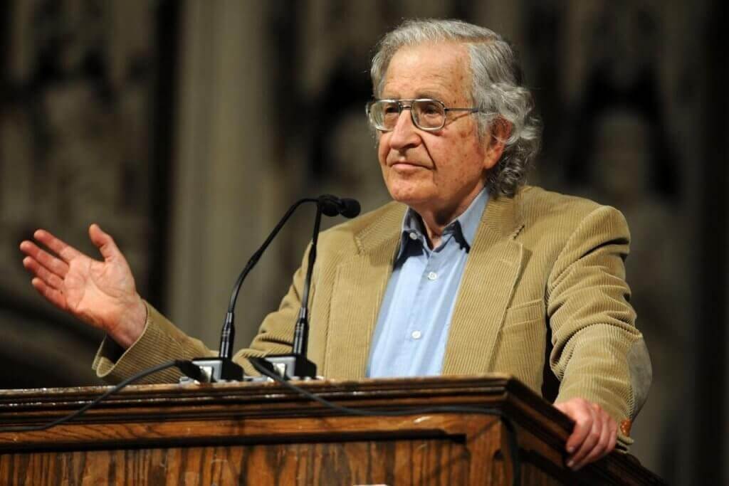 Palestra de Noam Chomsky