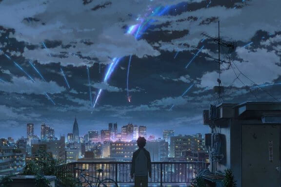 Cena da animação 'Your Name'
