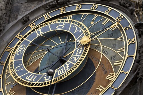 Relógio da cidade antiga de Praga