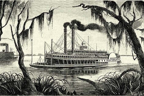 Desenho de barco antigo