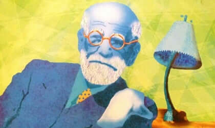 Ilustração de Sigmund Freud