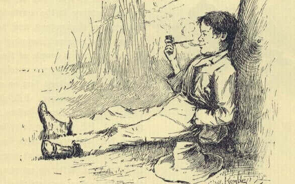 Ilustração de Hucleberry Finn
