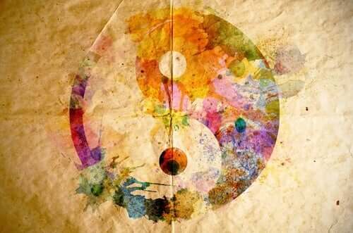 Pintura Yin e Yang
