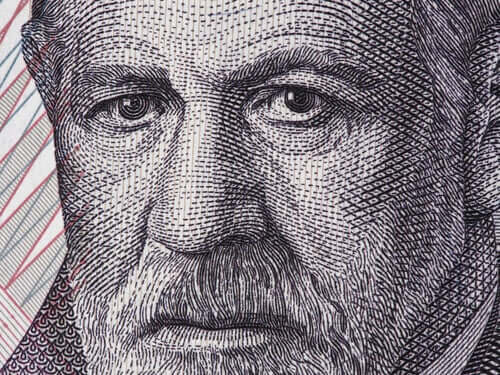 Rosto de Sigmund Freud