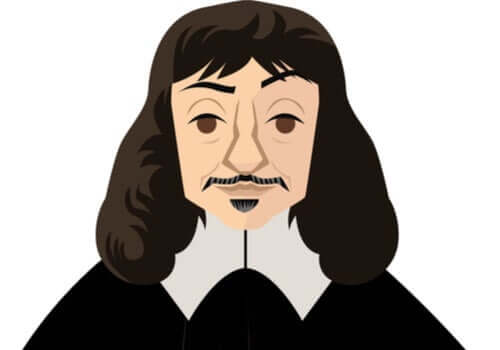 Ilustração de René Descartes