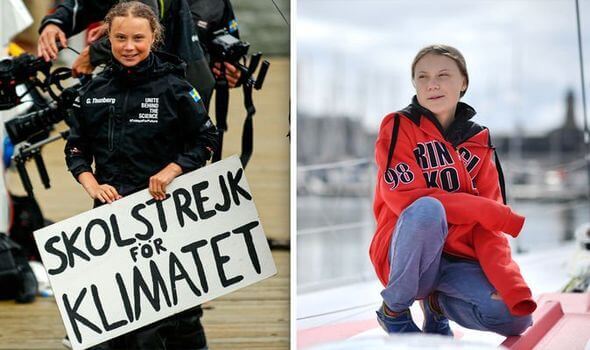 A ativista Greta Thunberg