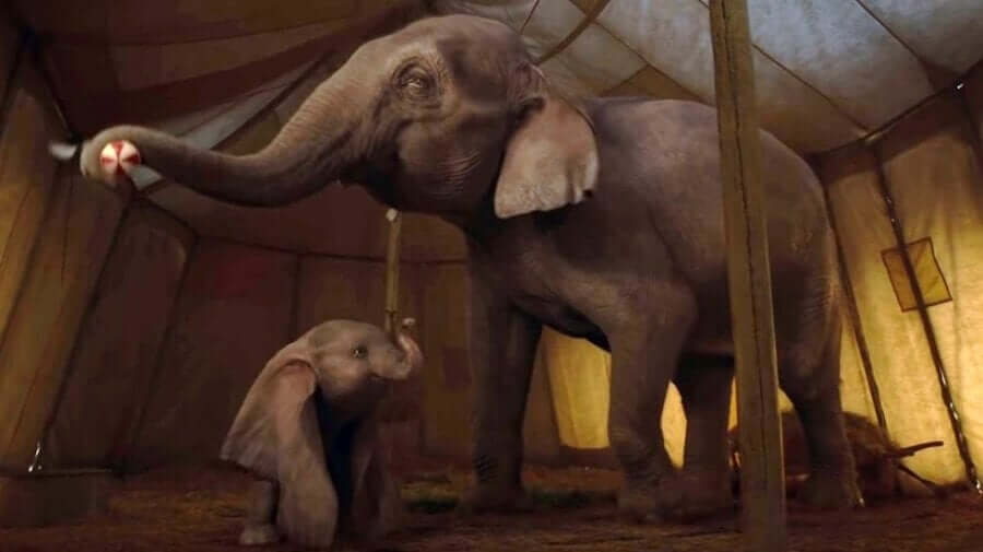 Cena do filme 'Dumbo'