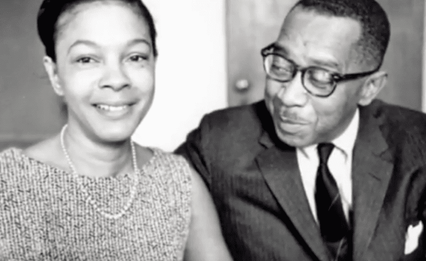 Kenneth B. Clark com sua esposa