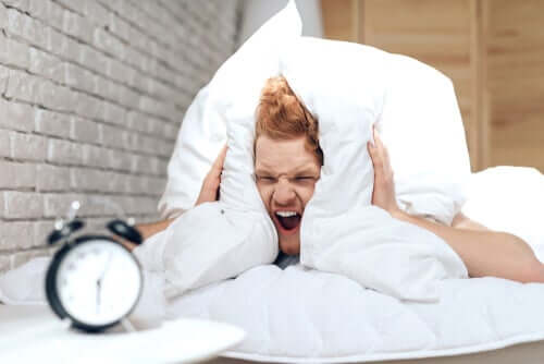 Homem que sofre de dysania