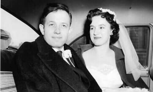 John Forbes Nash no dia do seu casamento