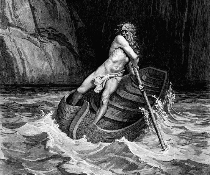 O mito de Caronte, barqueiro do submundo