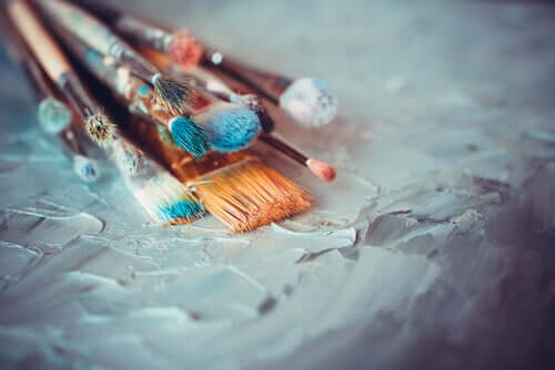 Pincéis de pintura