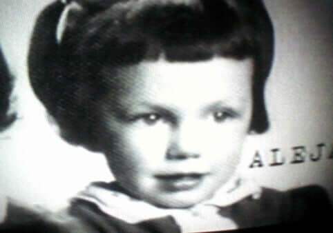 Alejandra Pizarnik quando criança