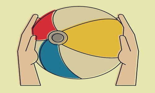 A metáfora da bola na praia