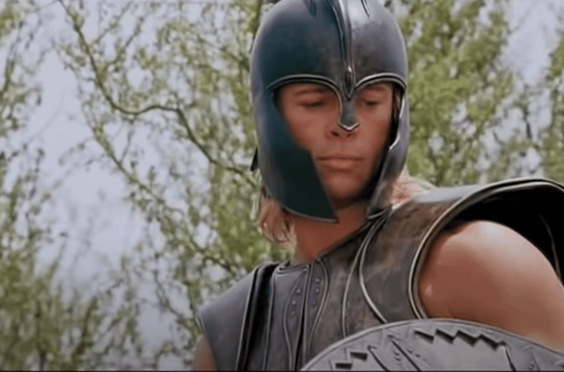 Cena do filme Tróia