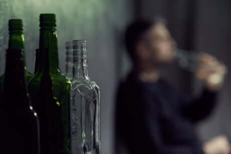 Homem alcoólatra
