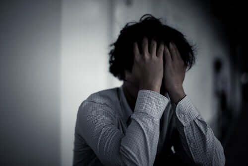 Homem com depressão