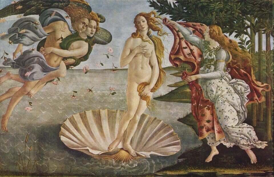 O Nascimento de Vênus por Sandro Botticelli