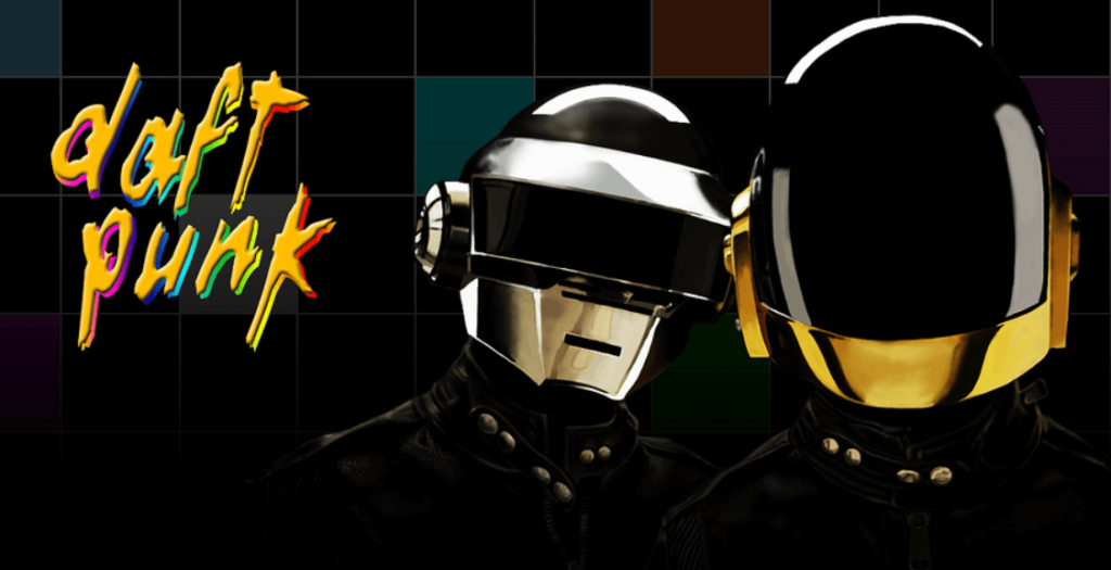 Daft Punk, representante de um dos gêneros musicais.