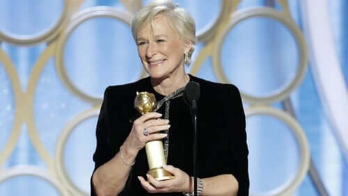 Glenn Close no Globo de Ouro