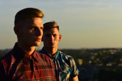 Irmãos gêmeos adultos