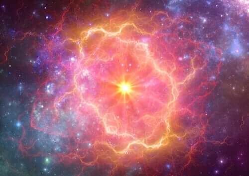 Supernova no espaço