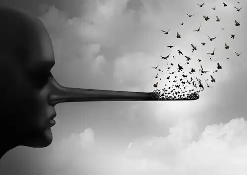 A mentira tem perna curta