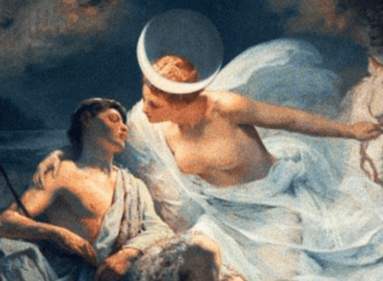 O mito de Selene, a deusa da lua